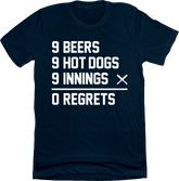 9-9-9 Challenge - Navy Baseball Tee